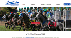 Desktop Screenshot of amtote.com