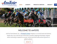 Tablet Screenshot of amtote.com